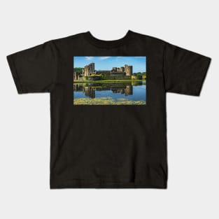 The Towers Of Caerphilly Castle Kids T-Shirt